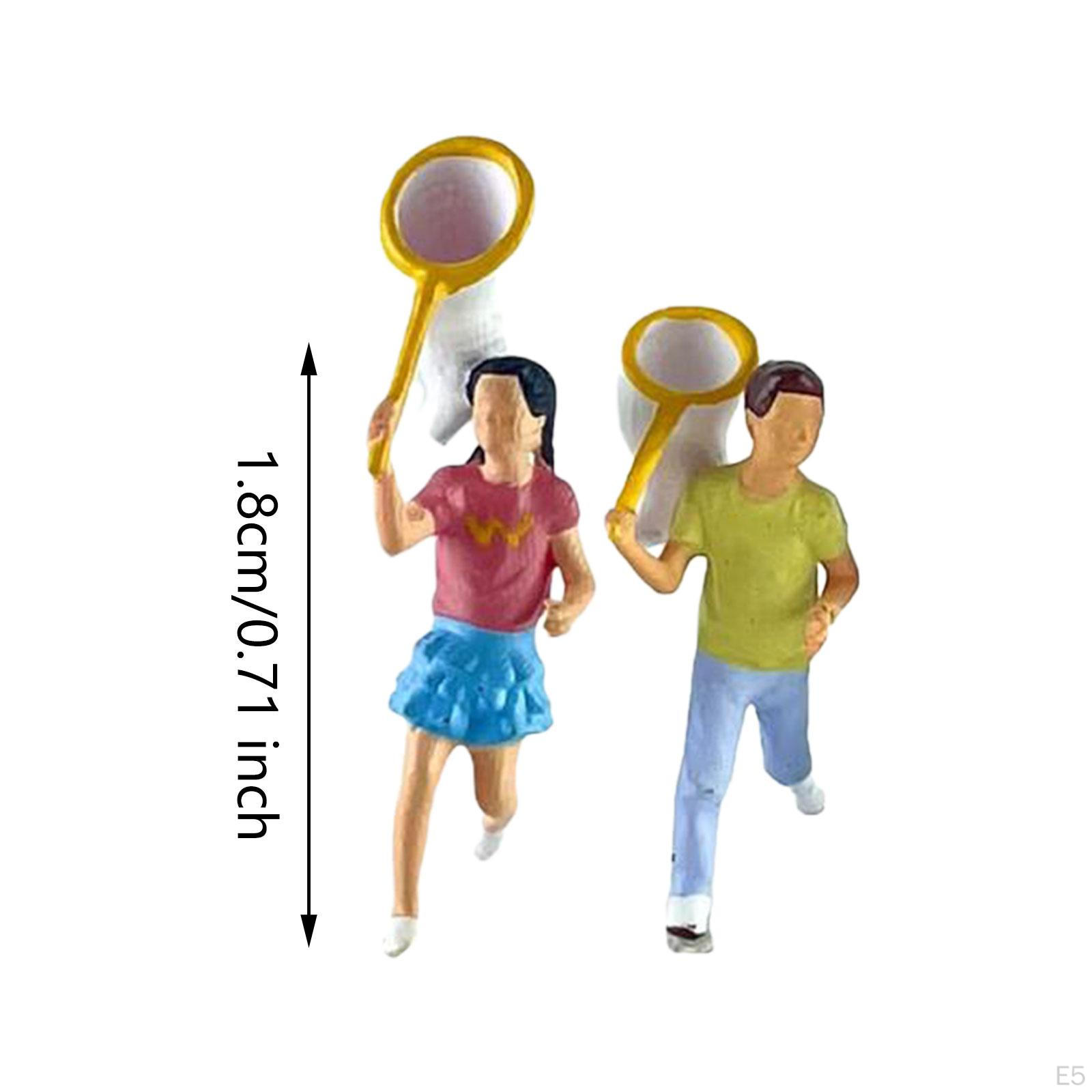 1/64 Миниатюрные фигурки людей Диорама Фигурки Коллекция из смолы Поделки Раскрашенные — фото 7