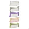 Clear Pencil Case, Pen Bag with Zipper, Transparent Stationery Organizer Holder, Exam