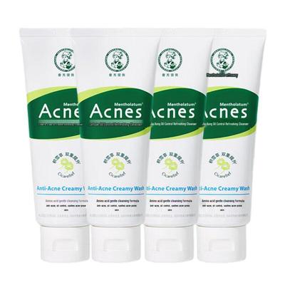 Mentholatum Acnes Čisticí pleťový gel pro kontrolu mastnoty 4-balení