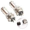 10pcs Aviation Connector For GX16 3/6 Pin Zinc Alloy Aviation Socket Connector For Electrical Connections Power Tools Parts