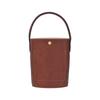 Longchamp Épure 17 Logo Embossed Signature Short Handle Bucket Bag Women Handbags Brown 10161HYZ035