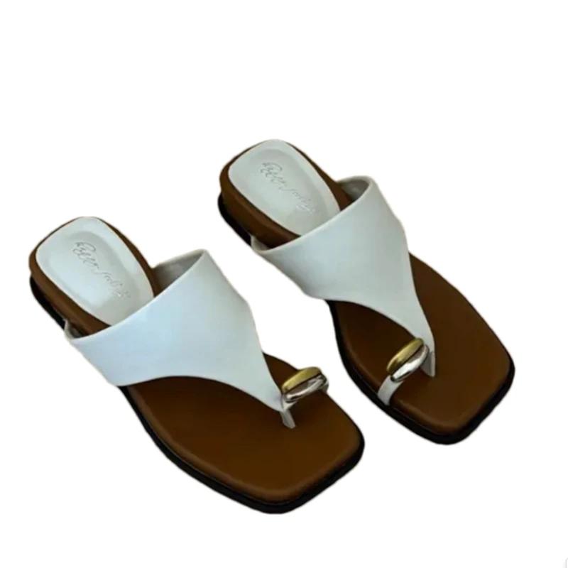 Mode Damen Hausschuhe Ballerinas Designer Schuhe Lässige Damen Sandalen Sommer 2025 Mode Strand Flip Flops Neu Leopard Mujer De Sandalias