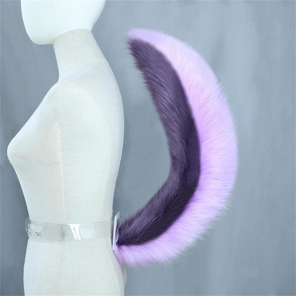 

Live Streamer Tail Animal Dog Tails Hand-Made Plush Cosplay Props Gaming Streamer Live Performance Dress Up Accessory Dog Tail About 65CM