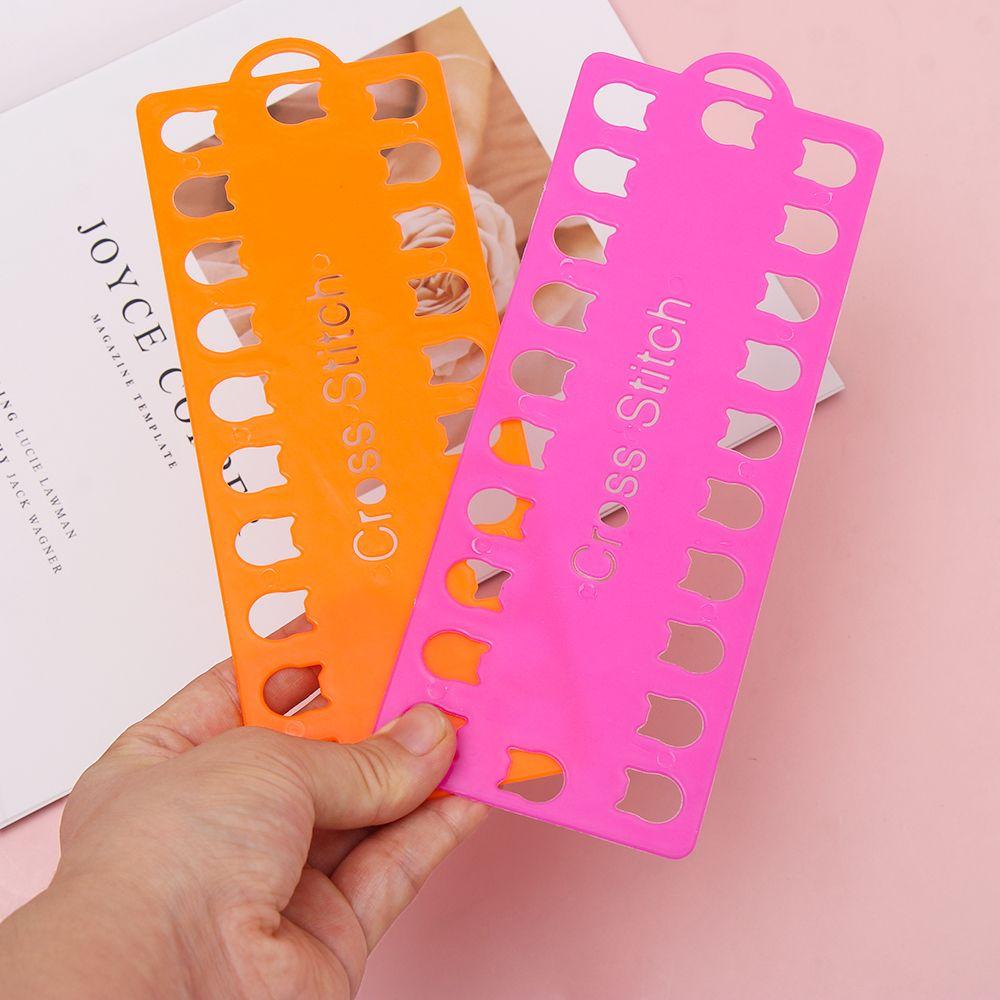 Tool 20 Position Yarn Plastic Thread Board Cross Stitch Embroidery Floss Organizer Thread Holder