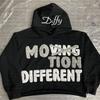 European and American Autumn Street Personality Hip-hop Letter Printed Hoodie Sweatshirt