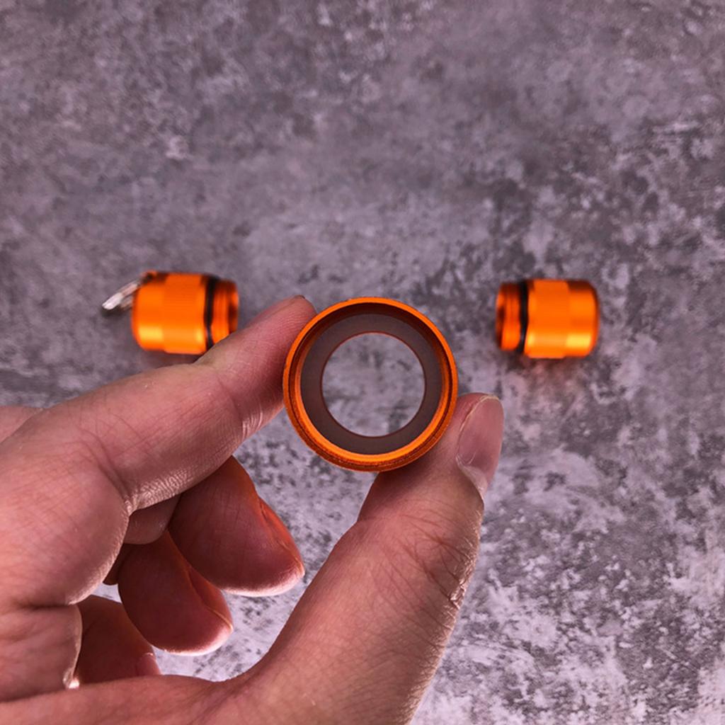 Tragbare Überlebenskapsel Wasserdicht für Pillenbehälter Luftdicht CNC-Aluminiumlegierung Versiegelte Flasche EDC Notfall