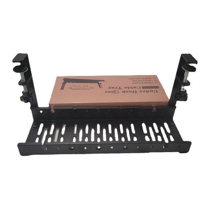Under Desk Cable Storage Rack Expandable Management Tray Desk Socket Holder Wire Cord Power Strip Adapter Wire Organizer Shelf