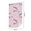 Sleeping Unicorns Wallpaper In Front of Stars and Hearts for Living Room and Bedroom 50x1000