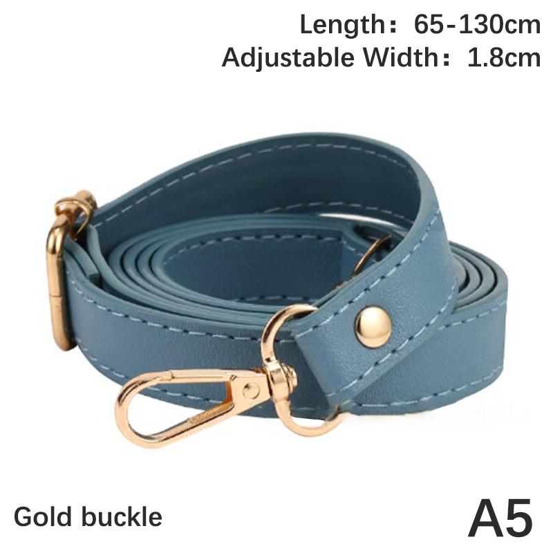 Pu Leather Shoulder Strap Crossbody Bag Strap 130Cm Long Double-Layer