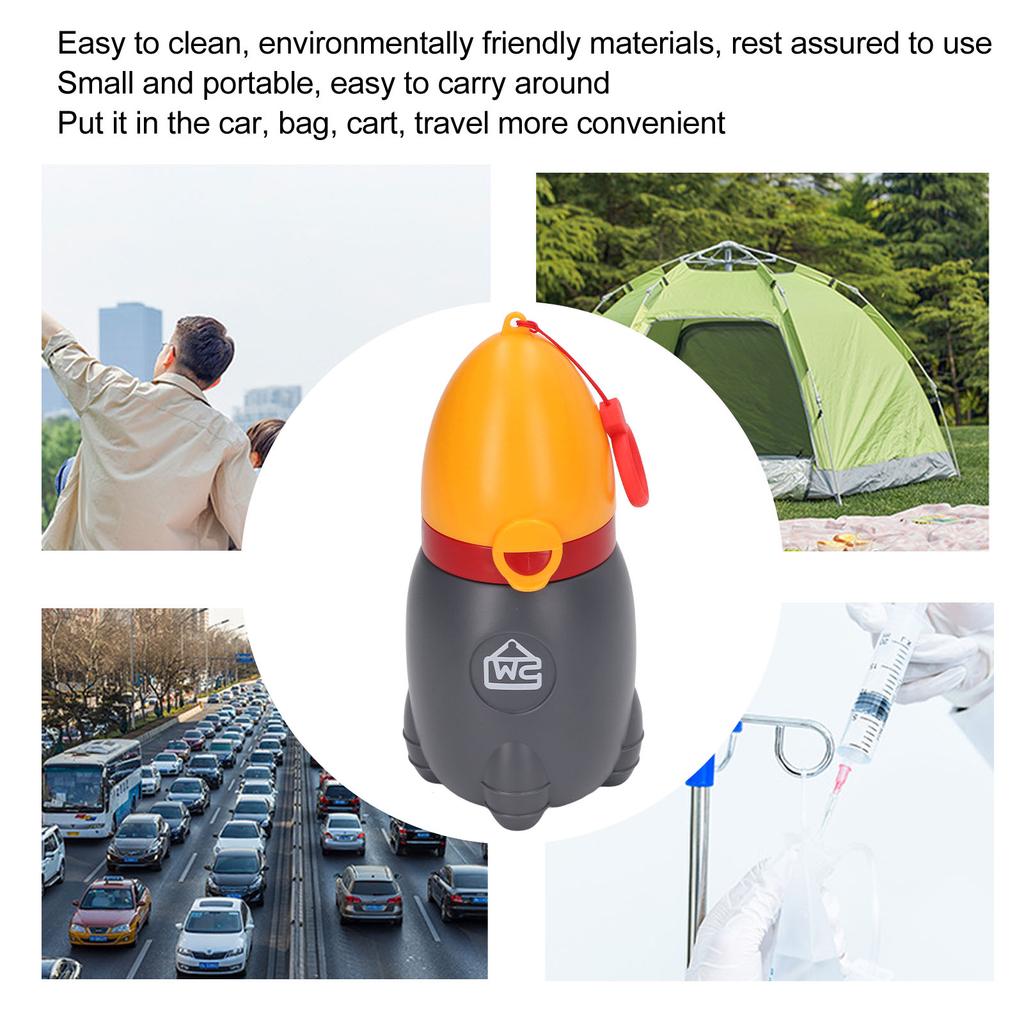 Pee Training Cup Good Sealing Cute Appearance Small Portable Boys Potty Training Urinal for Kids Home Car Travelling