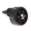 Vielseitige 6-in-1-Einstelldüse für 1/4-Zoll-Hochdruck-Akku-Waschreiniger, 3000 Psi-Sprühwaschschlauch-Düsenadapter