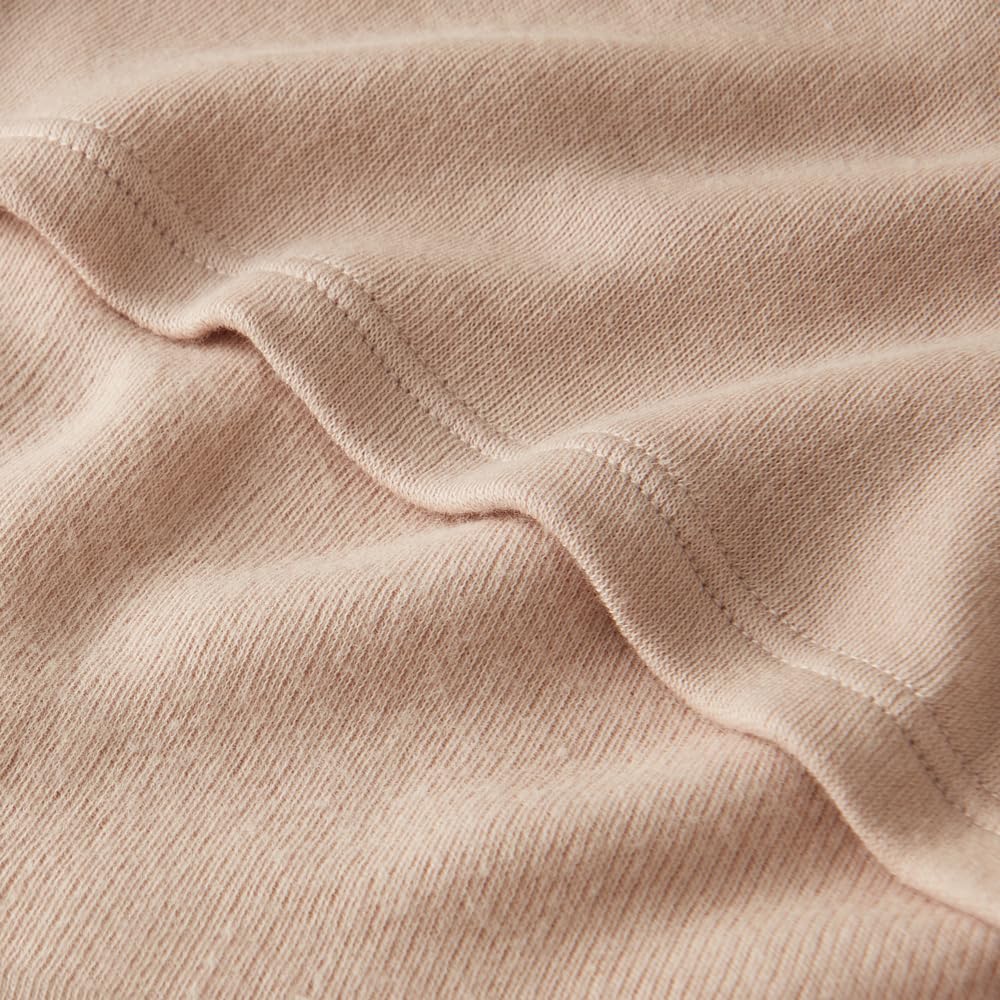 GUNZE HOTMAGIC Sleeve Fluffy Long New Sepia (Hot Magic) 3/4 Innerwear, Cotton, 100% Cotton, Skin-Friendly! Sleeve, MH4646, Women's,