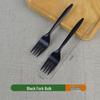Biodegradable Disposable Fork for Cake, Steak, Pasta, Salad, Microwave-Safe, Individually Packaged