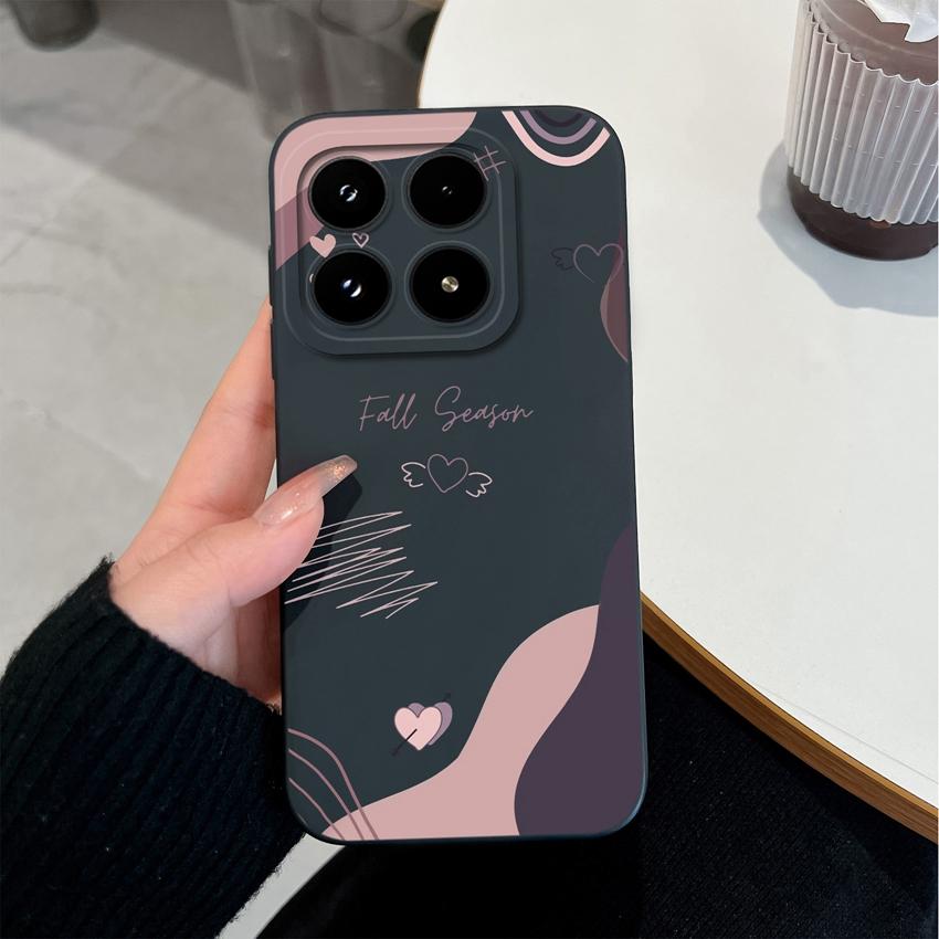 Multicolored Love Heart Patterns Phone Case For Xiaomi 17 15 15T 14T Pro Poco M7 M8 F7 F8 C71 C75 Shockproof Silicone Back Cover Shell For Xiaomi Capa