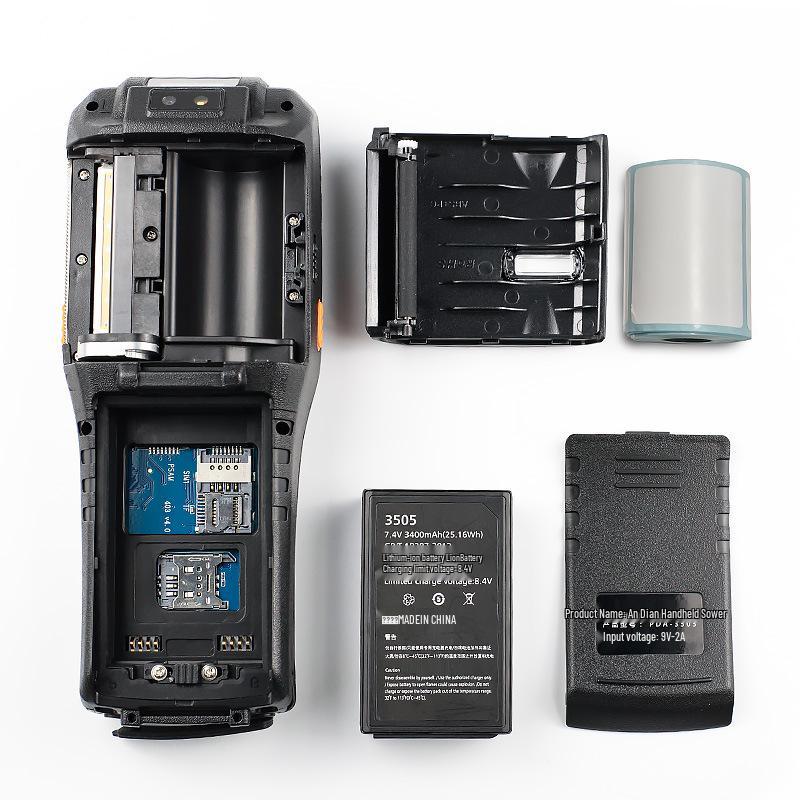 QS3505 Android PDA: Printer, NFC Reader/Writer, Parking Fee Collection, Scan Code.