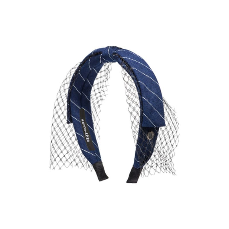 Brown Hat [headband] Lace Petit Bunny - Navy