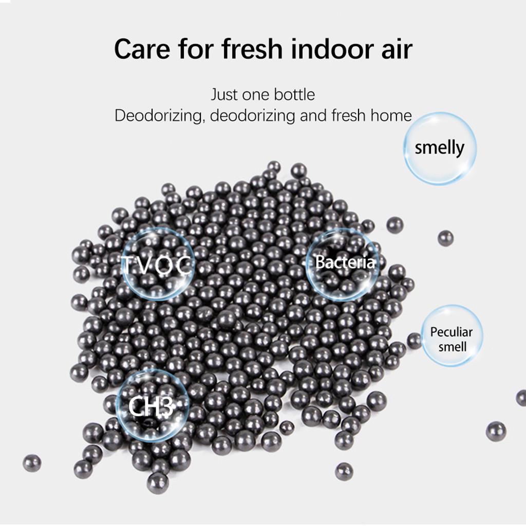 Litter Deodorant Beads Activated Charcoal Absorbs Tight Odor Stink Bead