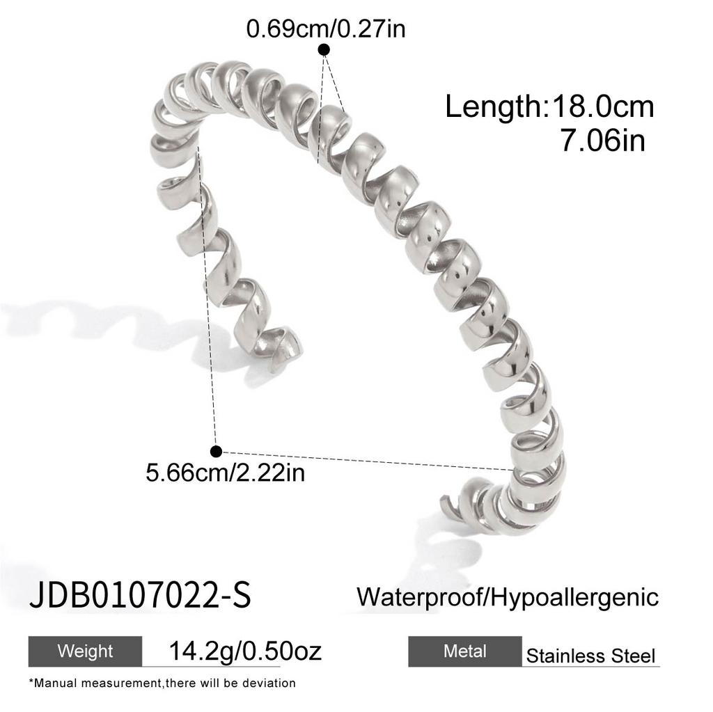 Youthway Minimalist Wire Chain Cuff Bracelet For Women  Gold Plated Stainless Steel Open Bangle Simple Fashion Jewelry Gift
