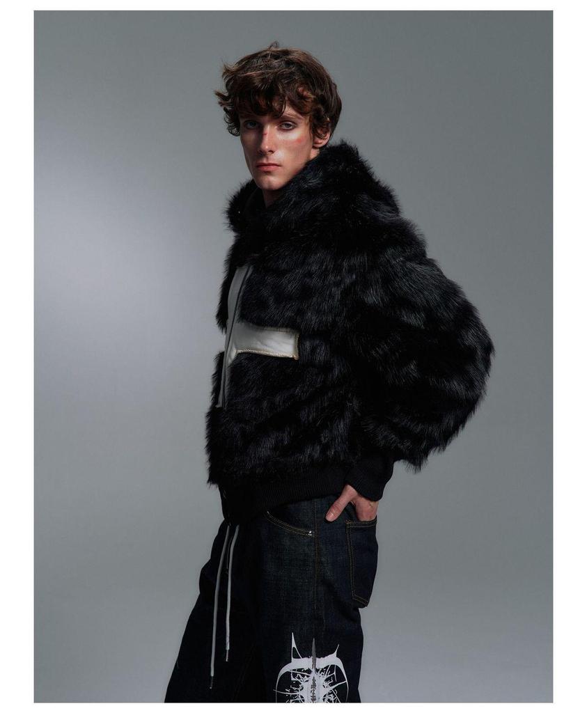 Men's Stylish Winter Faux Fur Coat - Cool & Versatile Overcoat for 2025
