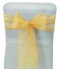 Darling Souvenir Pack Of 25 Satin Chair Sashes Bow Sash For Wedding & Events Supplies Party Decoration Chair Cover Sash - Colors