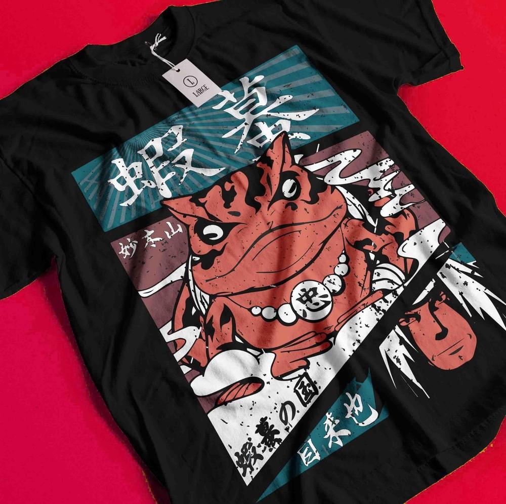 

Jiraya T-Shirt Naruto Tshirt Tsunade Shirt Madara Kakashi Itachi Pain Minato Tee BB1211 3XL
