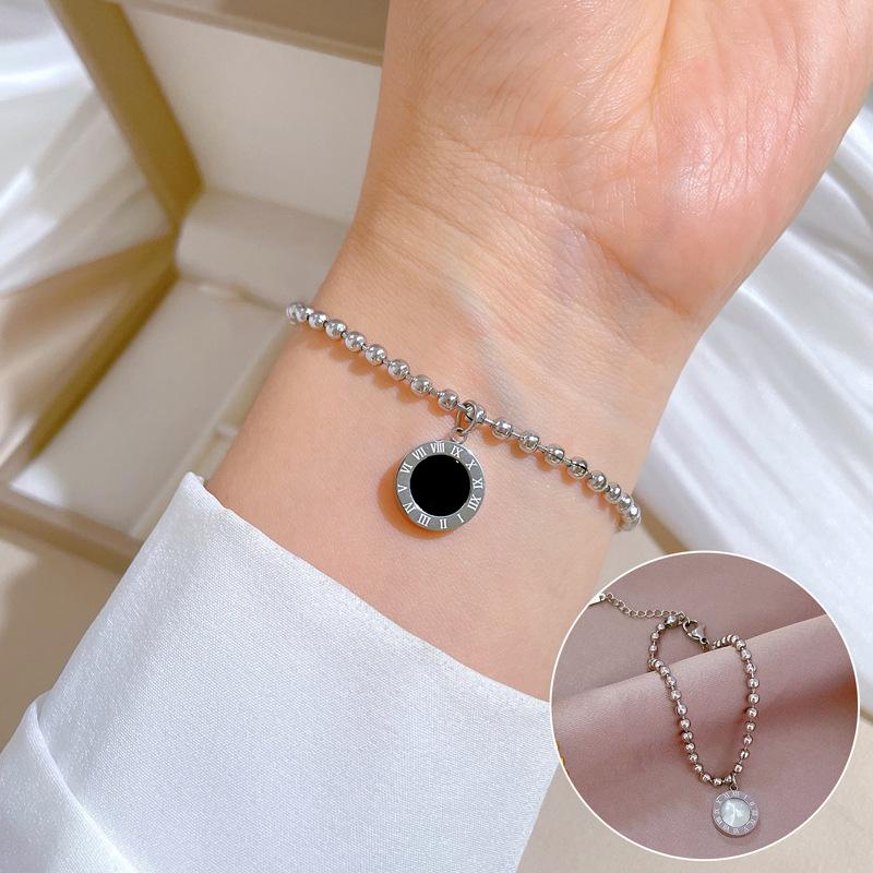 Furnace Real Gold Zircon Hip-Hop Bracelet Gold Fashion Temperament Korean Version Simple Luxury Niche