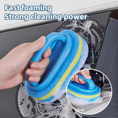 Perie de Curățat Cadă Podea Chiuvetă Burete de Vase Ușor de Folosit Perie de Curățat Lucrată Manual Accesoriu de Curățare