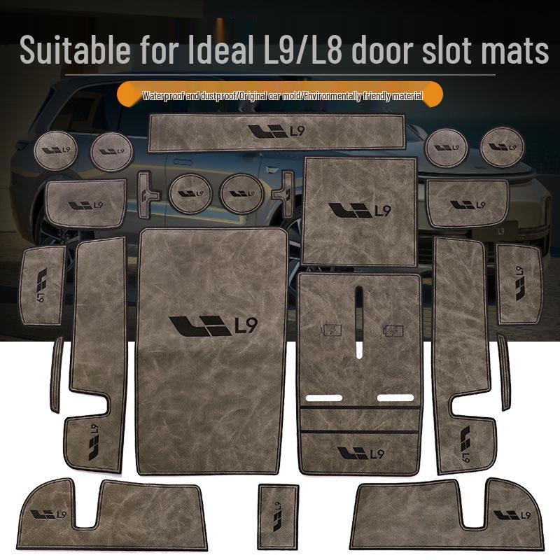 Ideal 9/8 Door Slot and Cup Holder Pad - Custom Car Interior Accessory
