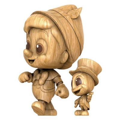 Pinocchio & Jiminy Cricket Cosbaby (Colored)