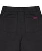 Uallong Side Drape Wide Pants - Black