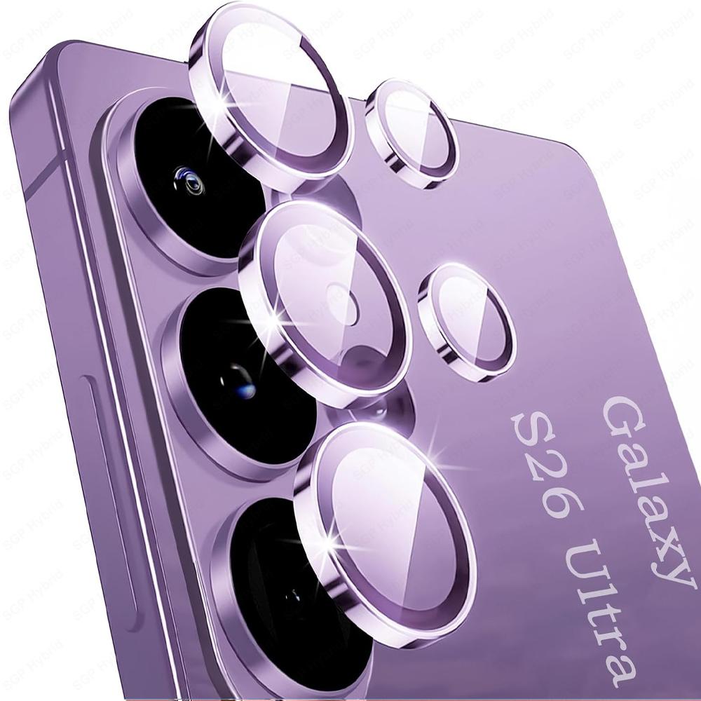 For Samsung Galaxy S26 Ultra S26 Metal Rings Camera Lens Protector Cover Protector Easy Install Camera Lens Protector Glass 4