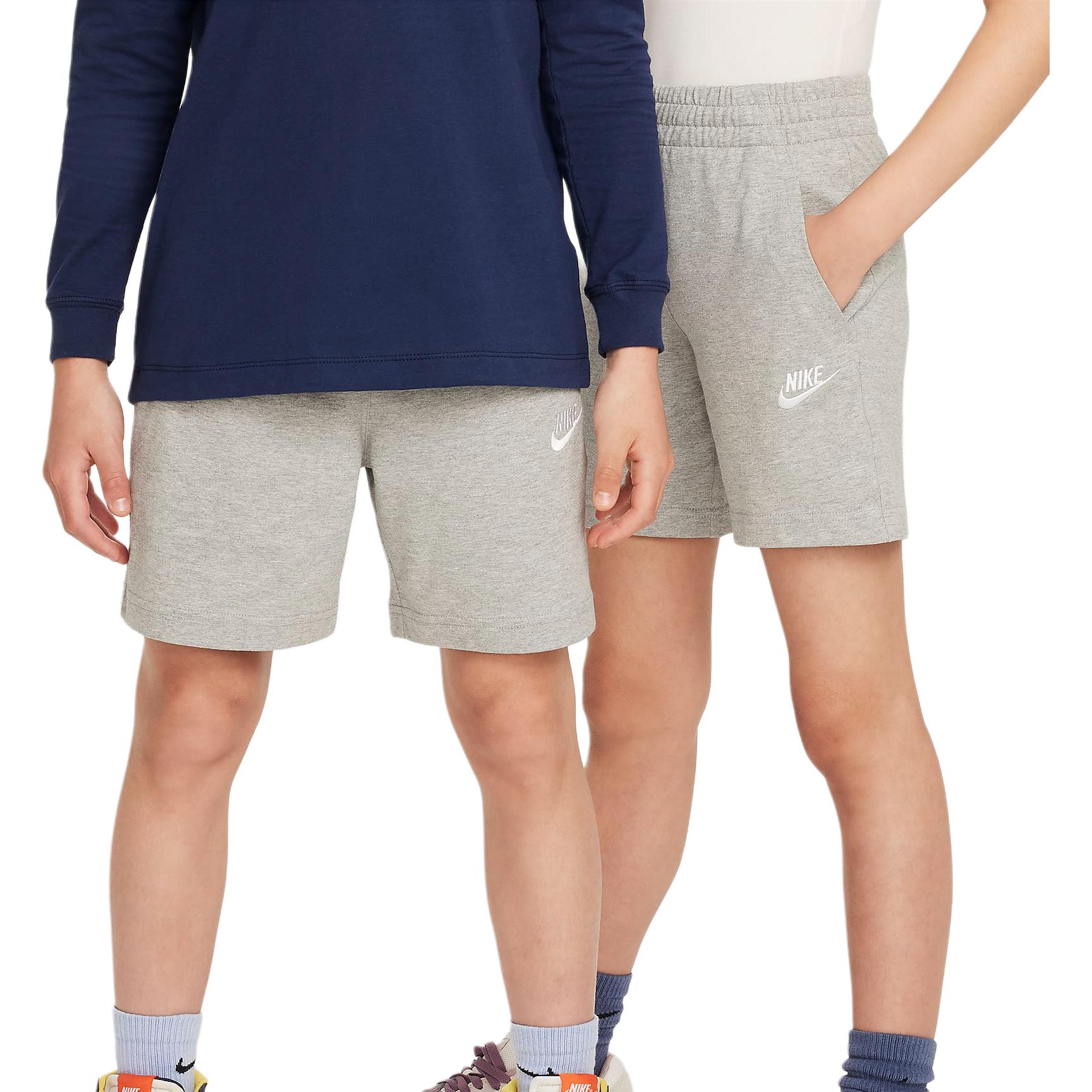 Nike Sportswear Club Shorts Teenagers Dark Gray Heather/white FZ5512-063 L