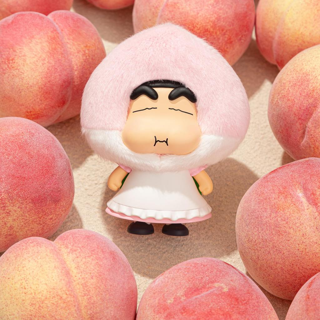 TOP TOY Crayon Shin-chan [Fruit House] Series Plush Pendant [1 Piece] Gachapon Blind Box Figure Plastic Model Premium Toy PVC Soft Vinyl Shin-chan