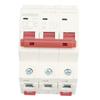 3P Miniature Circuit Breaker DIN Rail Mounted Short Circuit Protection Switch DC 750V 63A 6000A
