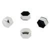 High Quality Wheel Lug Nut Cap Covers For Tesla Model 3 Model S 18*24mm 20pcs ABS  Silver Plating Accessories Plating Trim
