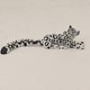 Articulated 3D Printed Snow Leopard Ornament and Easter Decoration