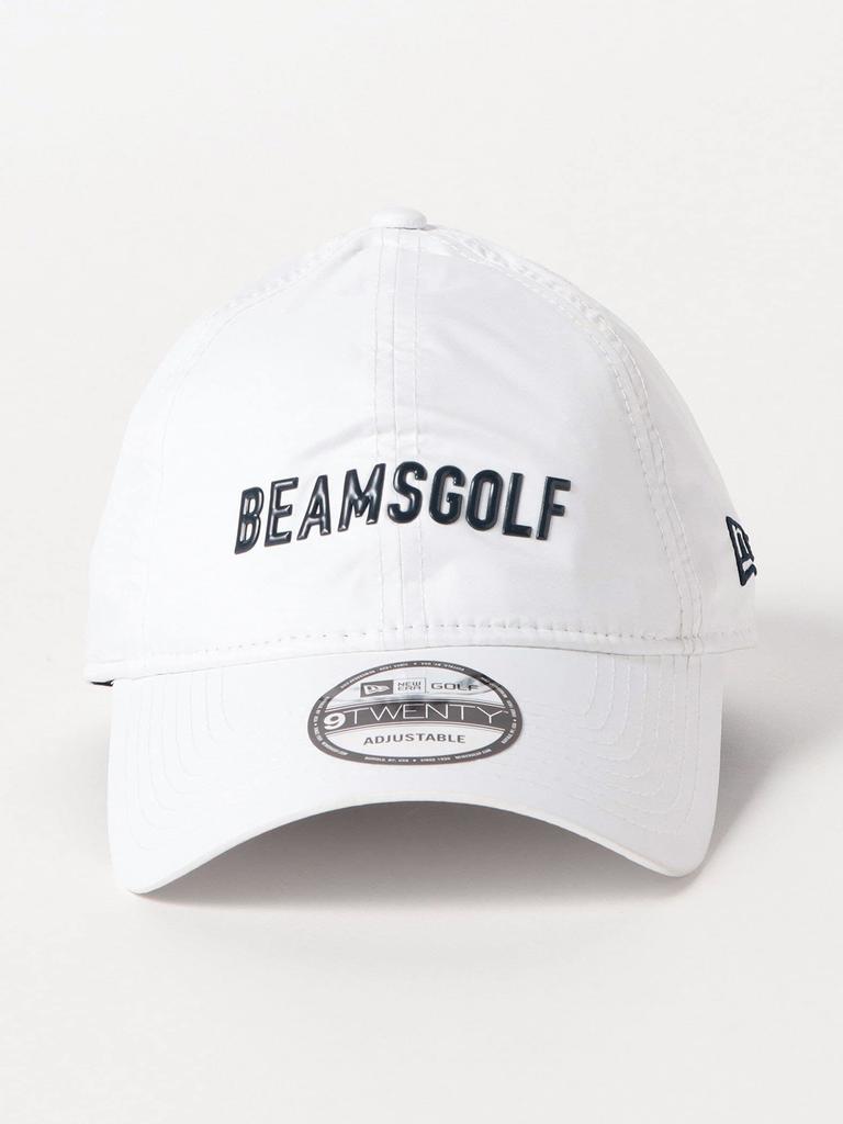 Beams Golf Hat, New Era Exclusive 9TWENTY Rain Cap, Men's, White - 81410128123