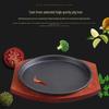 Round Thickened Cast Iron Griddle: Korean BBQ & Western Steak Pan