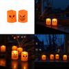 Halloween LED Hand Candles Pack - Flickering Flameless Tea Lights for Party Decorations and Night Light