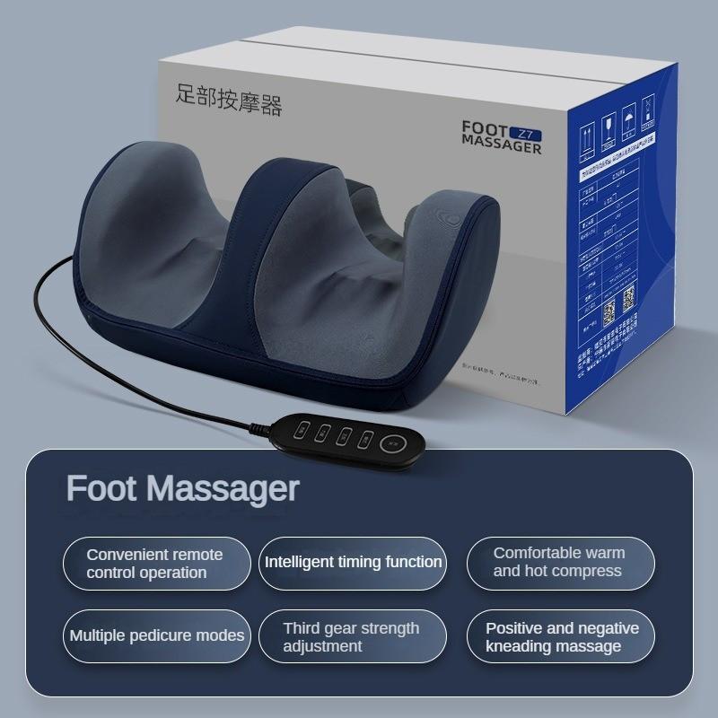 Electric Heated Foot Calf Massager Automatic Leg Massaging Machine Household Kneading and Hot Compress Foot Massage Device