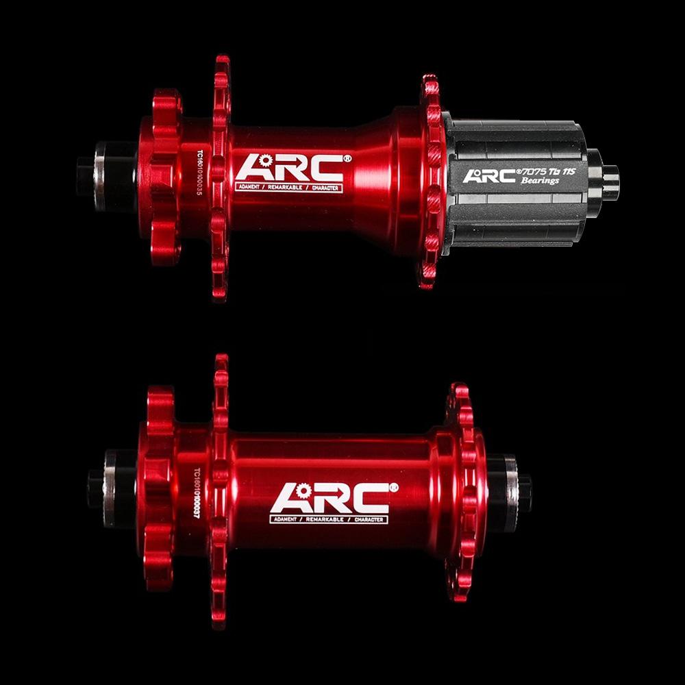 1 Pair MTB Bike Hub Front Rear HG 8-11 Speed 4 Claws 36 Holes Disc Brake Hubs with Quick Release