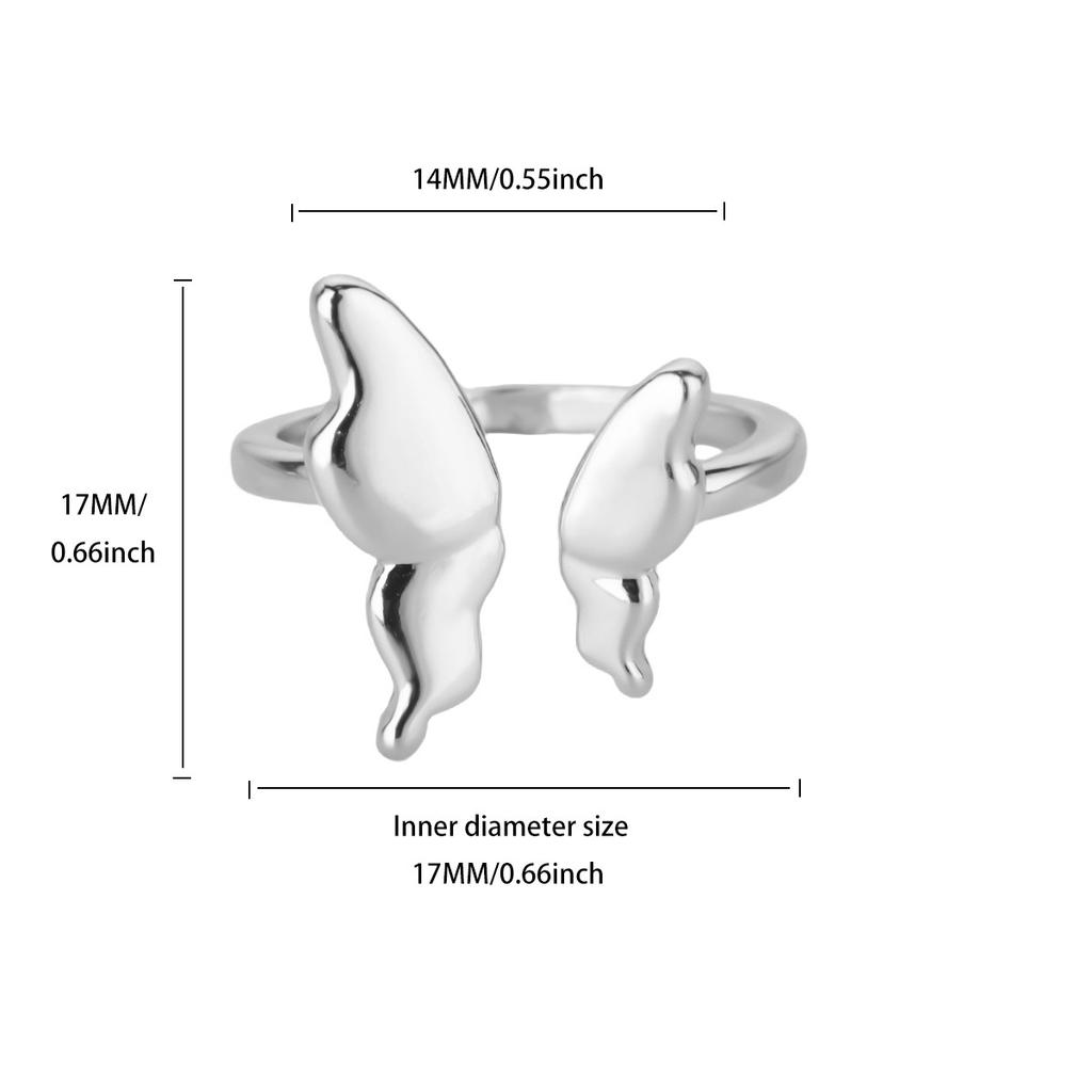 Light Luxury Niche Design Bow Open Ring, New Trendy Index Finger Ring, High-end Element Ring Ring, Ring Woman