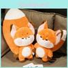 Fox Tail Big Plush Toy Cartoon Stuffed Animal Bedroom Decoration Gifts Kids