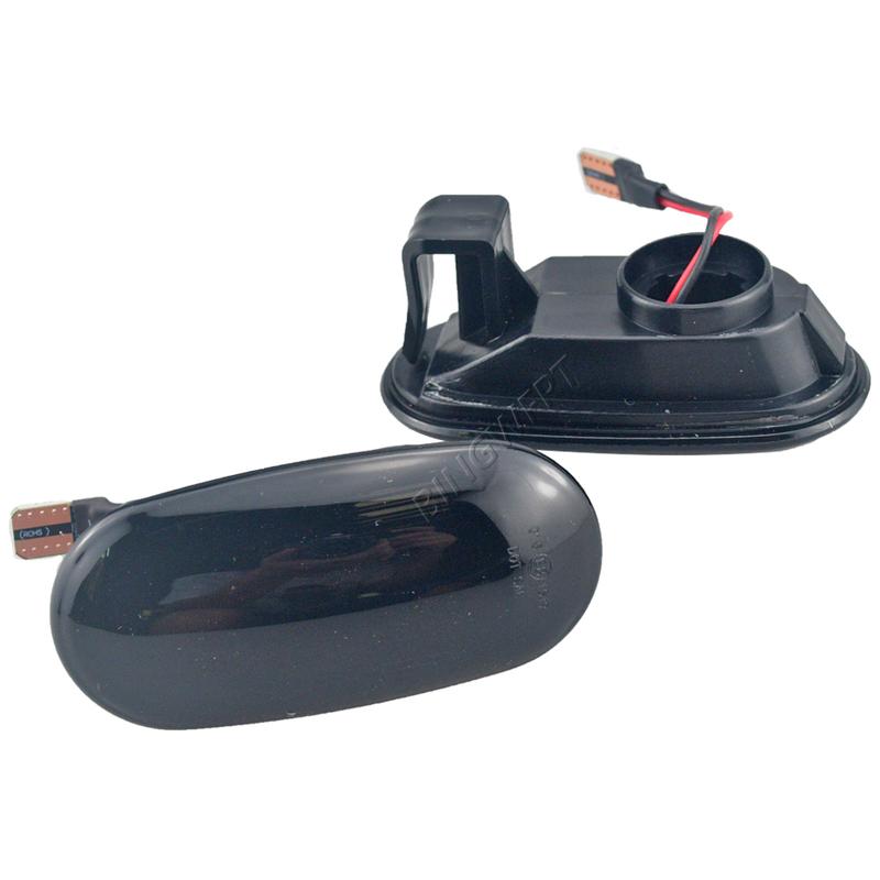 2Pcs Dynamic Side Marker Turn Signal Sequential Blinker Indicator Lights For Mitsubishi Pajero Mirage Legnum Galant 1998-2005