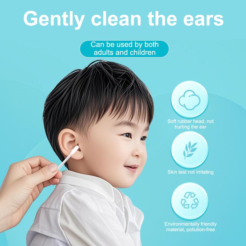 24Pcs/Bag Sticky Ear Digger Double Head Ear Digging Tool Not Hurt Ear Digging Spoon Ear Care Ear Wax Cleaning Special Tool