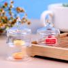 1/12 Scale Pretend Toy Dollhouse Miniature Glass Candy Jar Simulation Candy Bottle Model Toy For Dollhouse Decoration