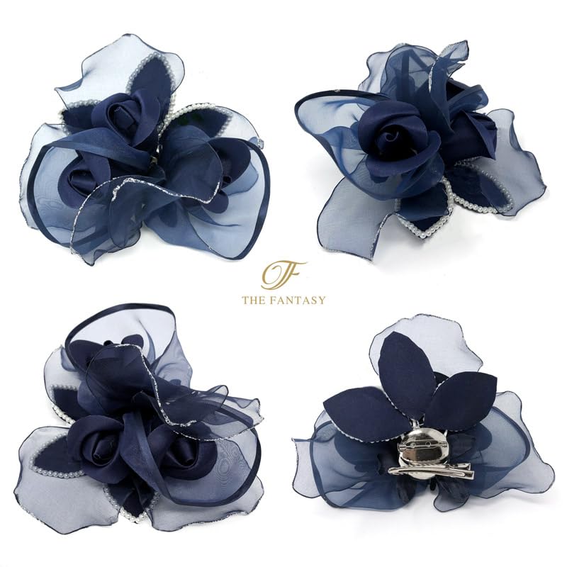 Korsasje for inngangsblomst (FANTASIEN) seremoni, formell, toveis, (fh8001ne)