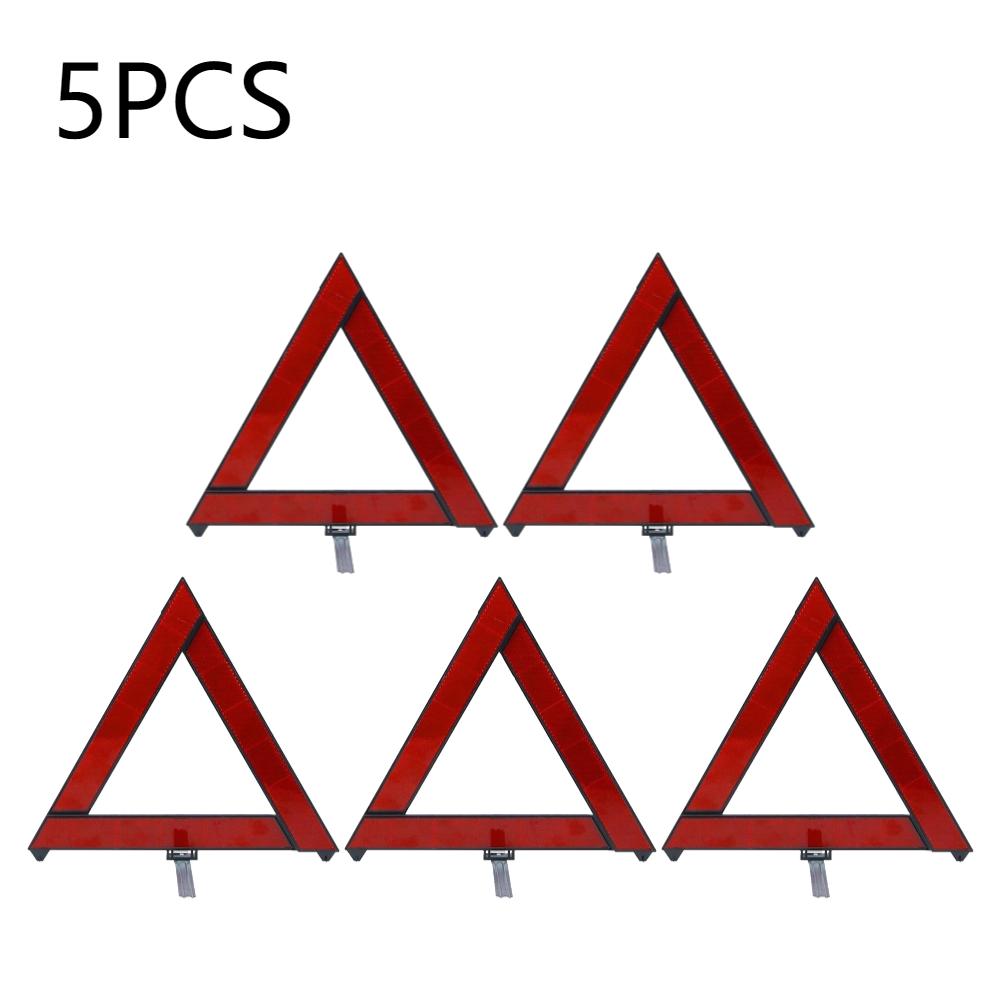 Triangle Reflector Sign Foldable Car Emergency Breakdown Warning Triangle Red Reflective Road Safety Car Tripod Car Accessories