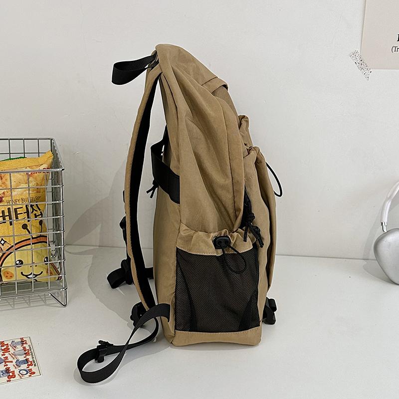 Student School Bag Women's Durable Backpack Men's Letter Print Backpack