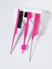 3 pcs Comb Set for Teasing, Edge & Back Brushing Rat Tail Edge Combs for Styling Women's & man Hair